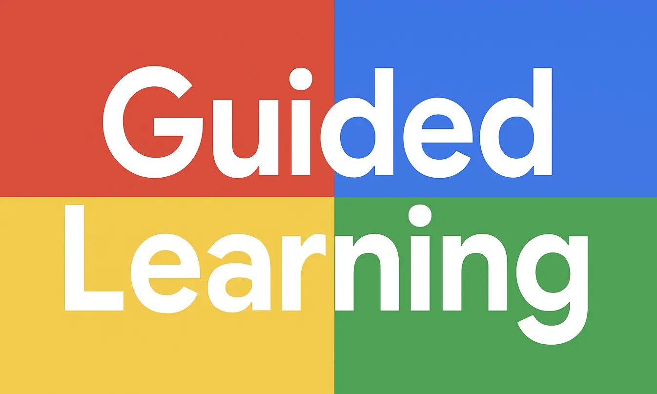Image with the writing Guided Learning